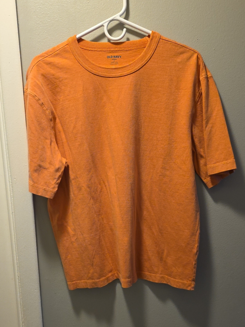 Old Navy Men’s Orange Short-Sleeve Crew Tee